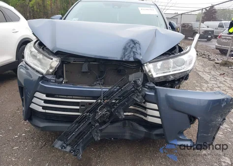 2019 Toyota Highlander Le из США, поврежденный, VIN 5TDBZRFH7KS952896